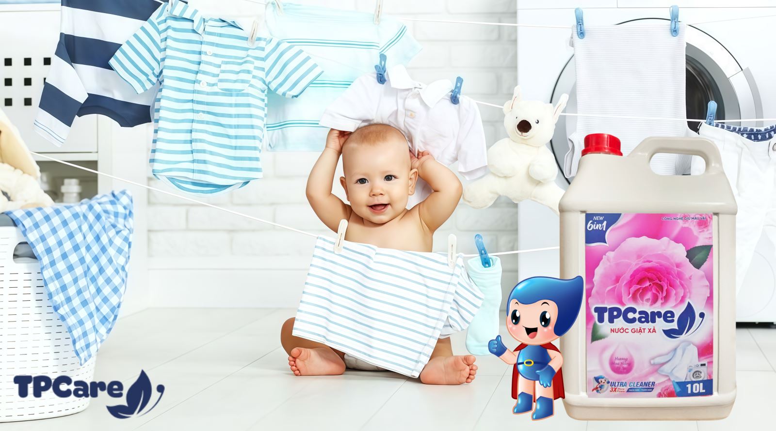Quần áo trẻ sơ sinh nên giặt bằng gì để an toàn nhất?