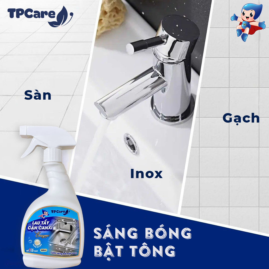 Nước tẩy rửa cặn canxi TPCare - Giải pháp tẩy cặn canxi an toàn cho không gian sống.