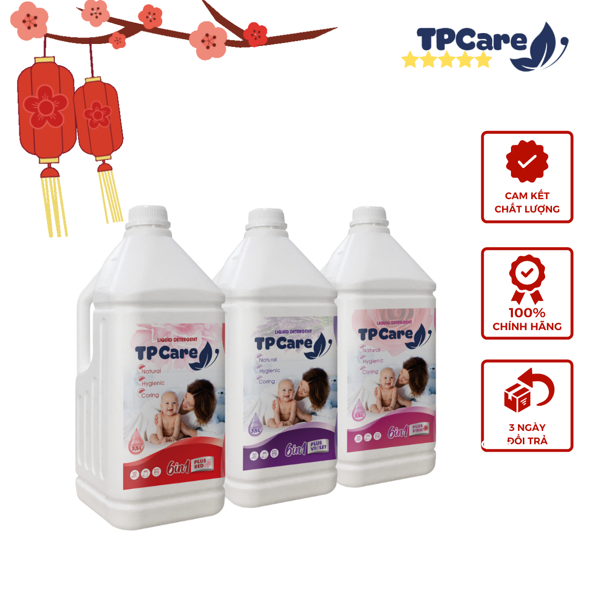 Trải nghiệm nước giặt hương hoa TPCare 6in1 chẳng ngại mùi hôi 