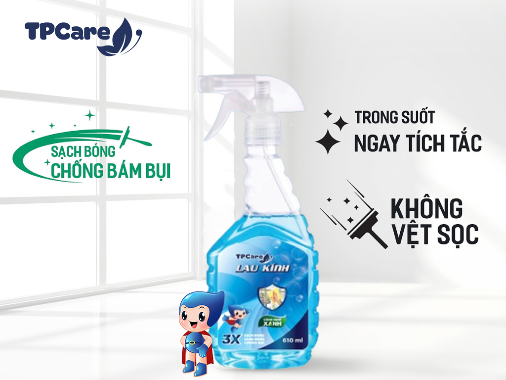 Hướng dẫn cách sử dụng nước lau kính hiệu quả