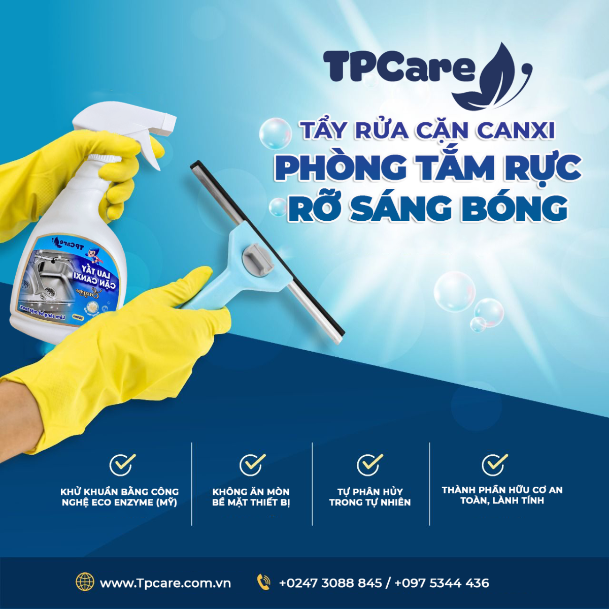 Cách vệ sinh nền nhà tắm nhanh chóng