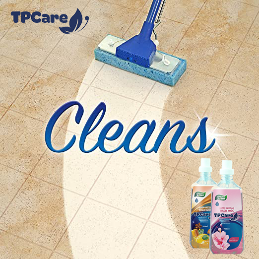 Nước lau sàn thảo mộc TPCare - Hương thơm dễ chịu, hiệu quả làm sạch cao