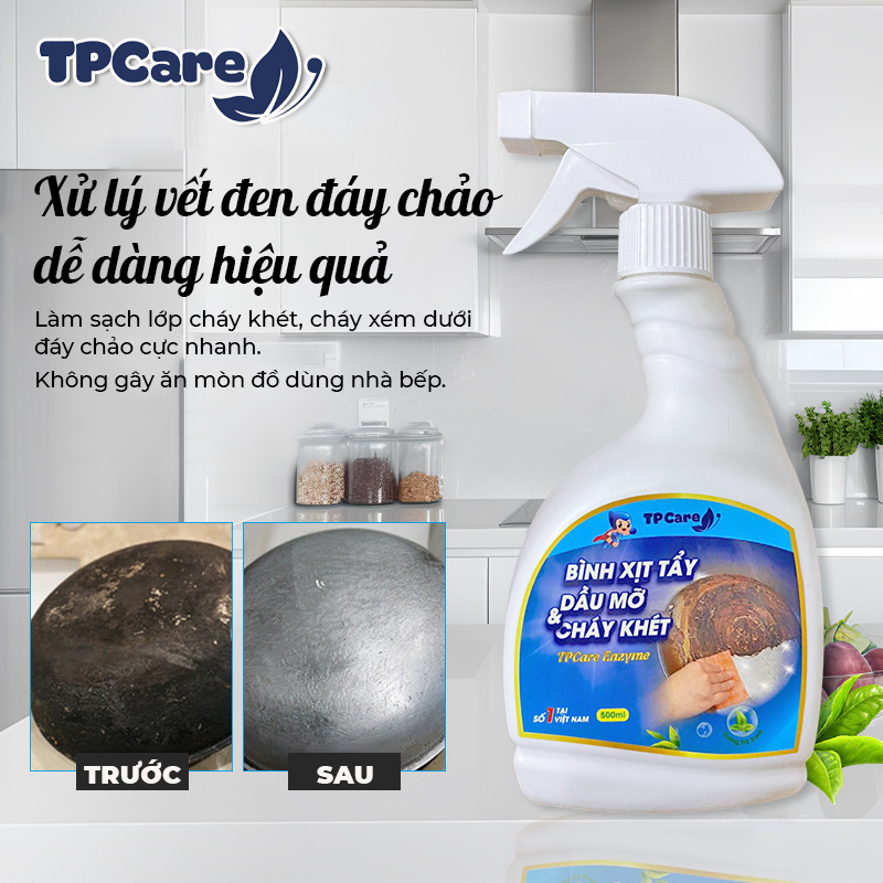 Mẹo làm sạch nhanh chóng dầu mỡ và vết cháy khét mà không cần kỳ cọ