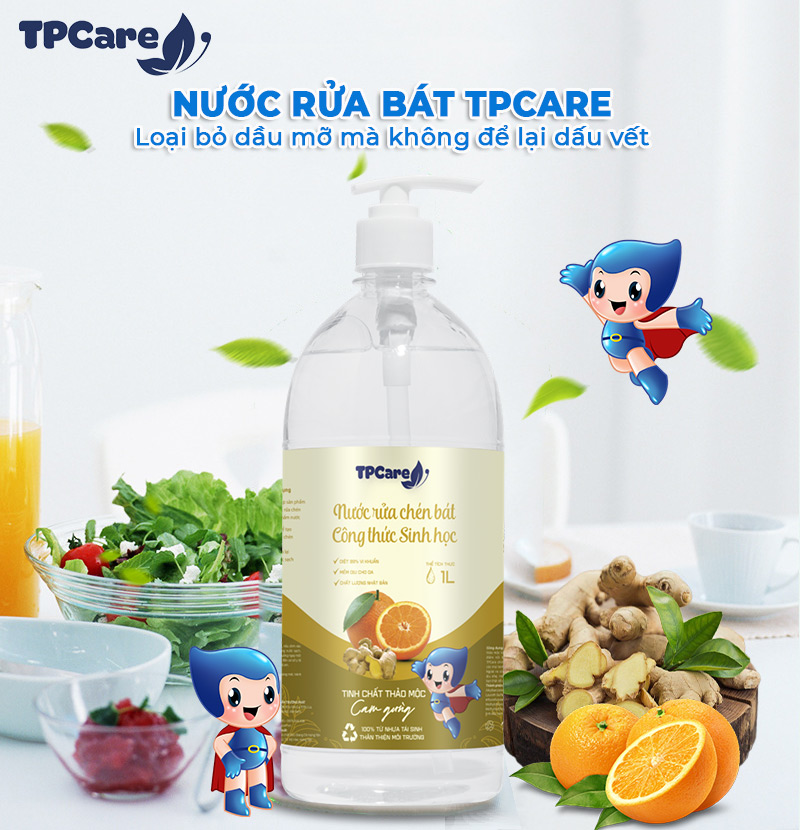 Mẹo rửa bát sạch bóng, an toàn với TPCare
