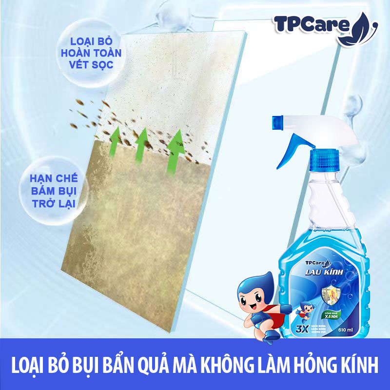 Hướng dẫn sử dụng nước lau kính an toàn cho gia đình có trẻ nhỏ