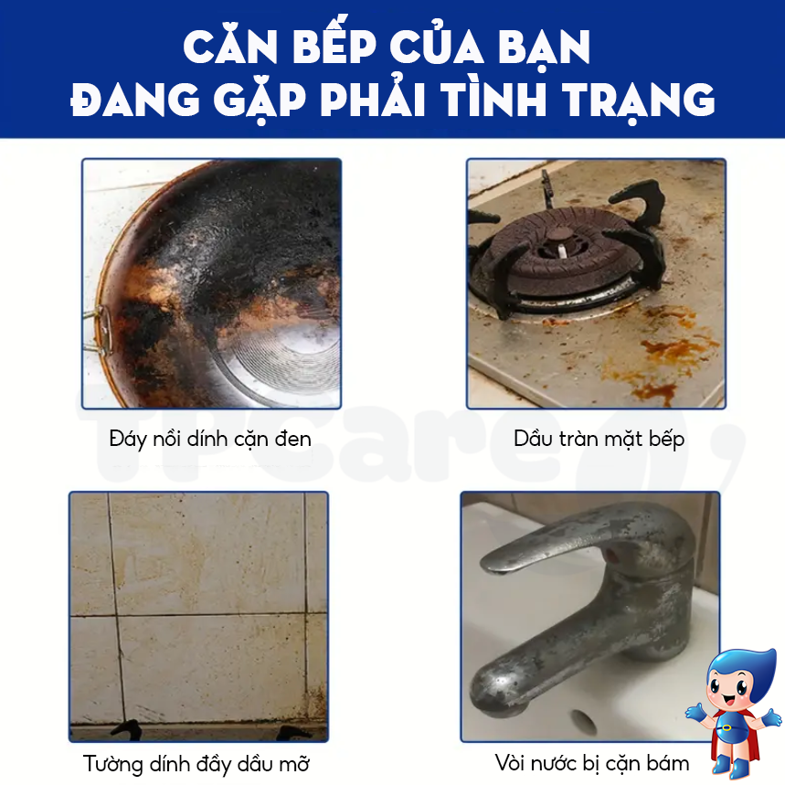 Mặt bếp cháy khét, nồi chảo lem nhem? Có cách xử lý nhẹ tênh