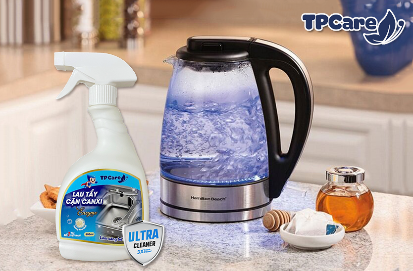 Bí quyết sáng bóng cho căn bếp với dung dịch tẩy cặn canxi TPCare
