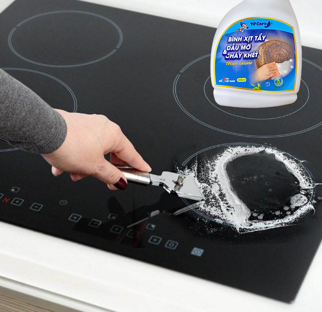 Cách làm sạch bếp từ, bếp ga mà không gây trầy xước mặt kính
