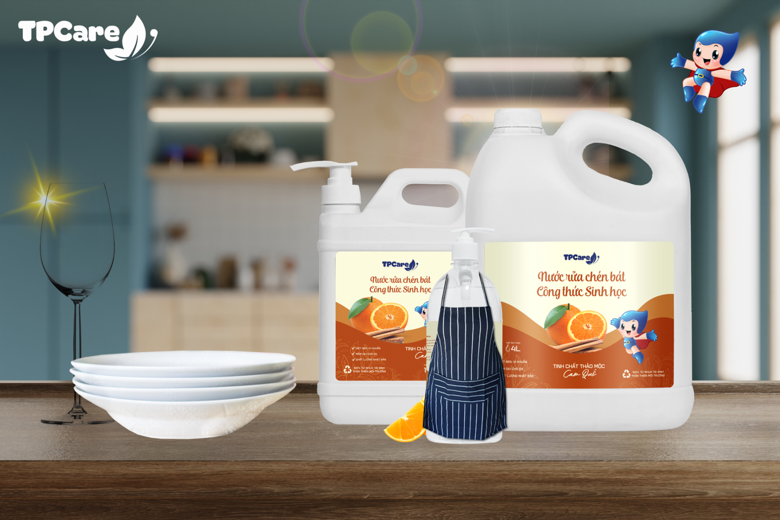 TPCare bật mí cách chọn nước rửa bát để bảo vệ đôi tay và sức khỏe người nội trợ