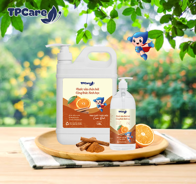 Khử nhanh mùi tanh, sạch bong dầu mỡ với nước rửa chén TPCare