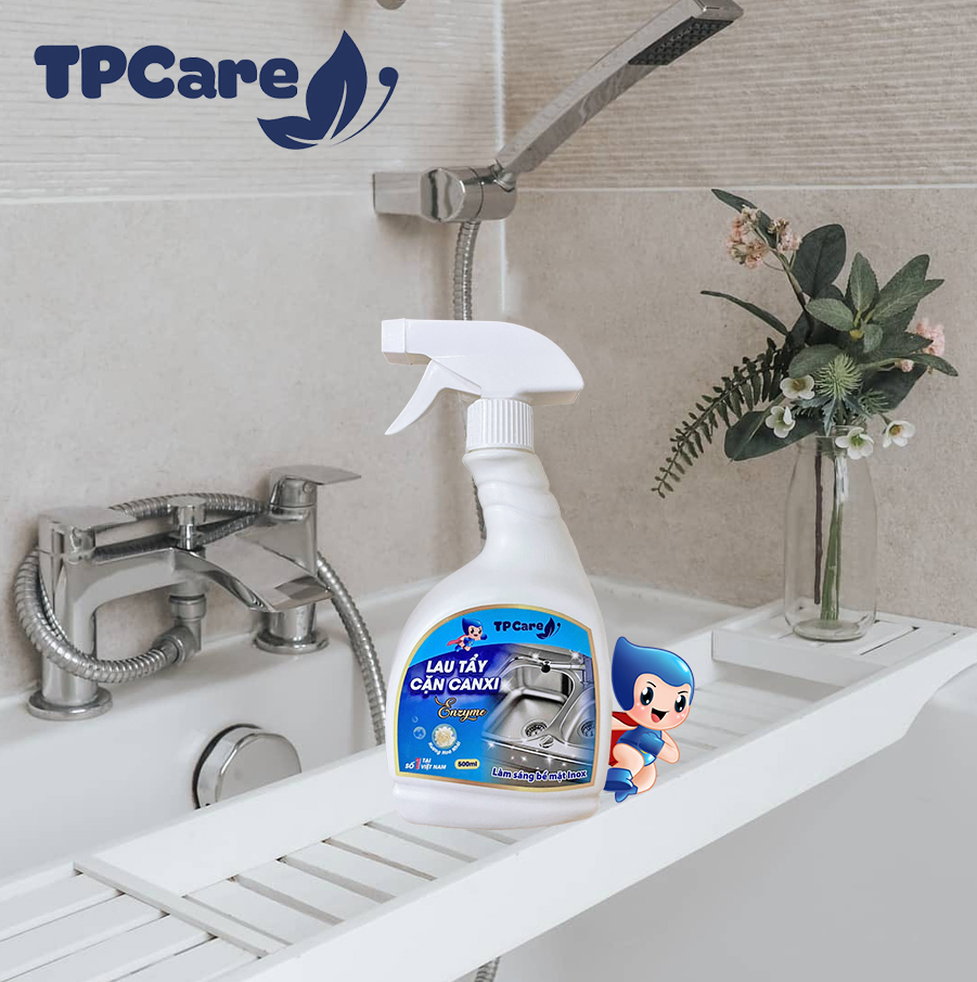 Làm sạch máy giặt với nước tẩy rửa cặn canxi Enzyme TPCare