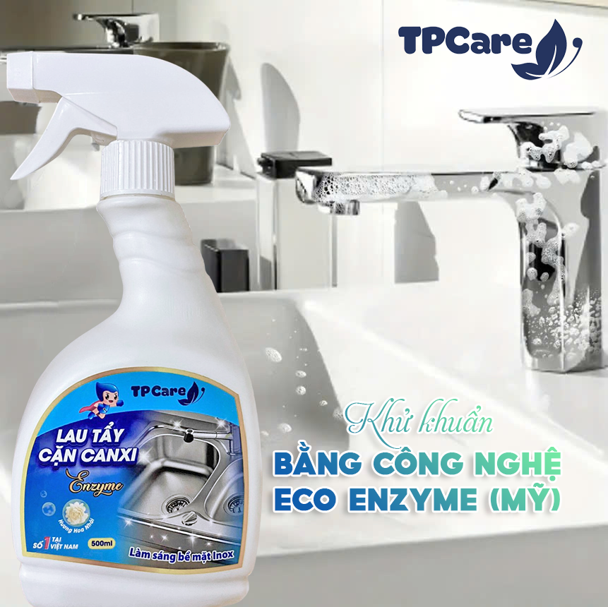Nước tẩy rửa cặn canxi TPCare - Giải pháp tẩy cặn canxi an toàn cho không gian sống.