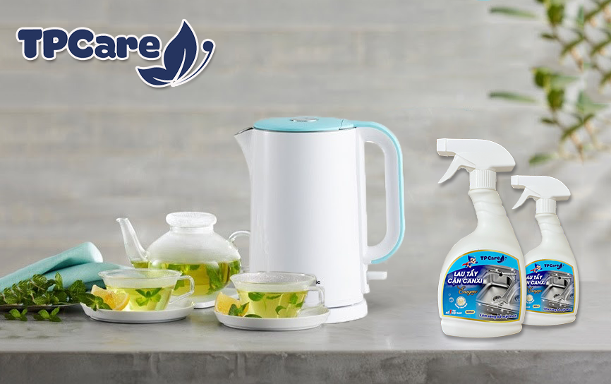 Hướng dẫn tự vệ sinh máy pha cà phê, ấm nước bằng dung dịch tẩy rửa cặn canxi TPCare