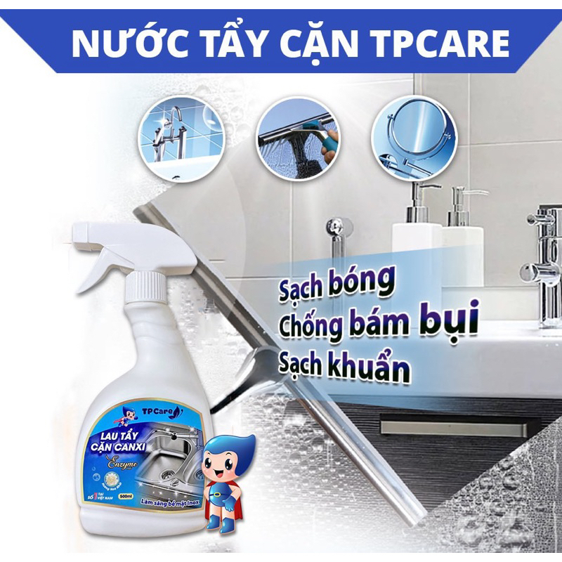 Cặn canxi không còn là vấn đề với công thức tẩy rửa đặc biệt từ TPCare