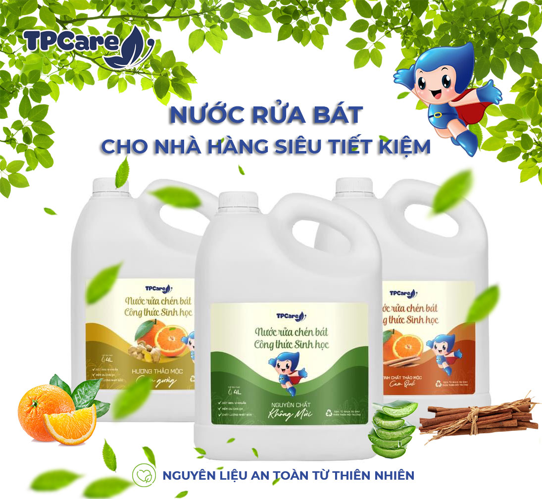 Nước rửa bát TPCare - Đảm bảo sạch sẽ và không để lại mùi