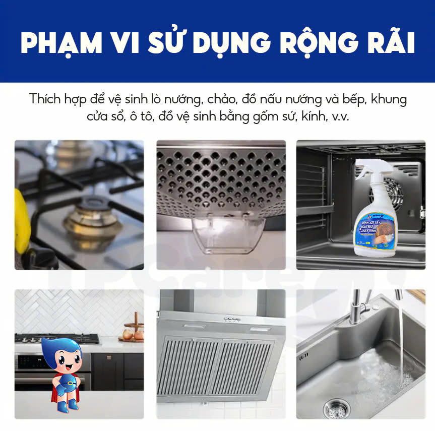 Tẩy dầu mỡ trên bàn ăn sau mỗi bữa ăn một cách dễ dàng với nước tẩy dầu mỡ TPCare