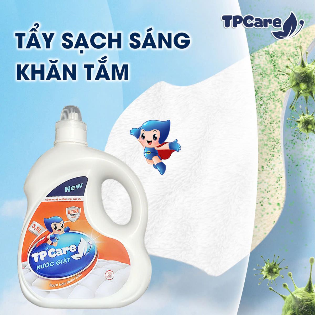 So sánh nước giặt xả và nước giặt thông thường