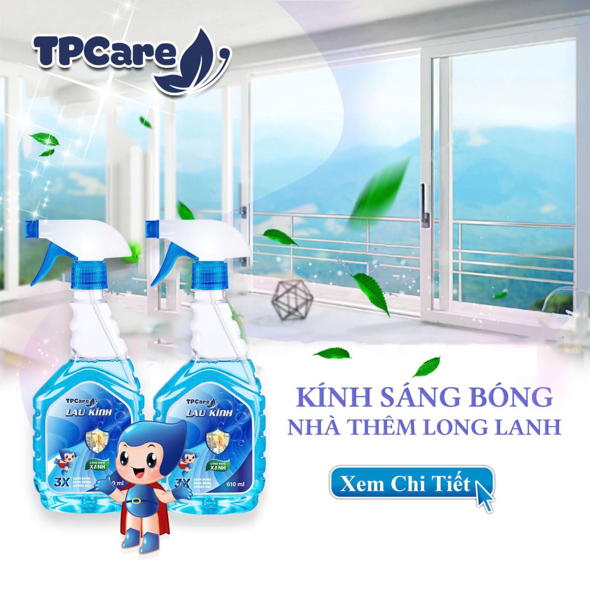 Mẹo giữ kính sáng bóng suốt mùa mưa và mùa đông
