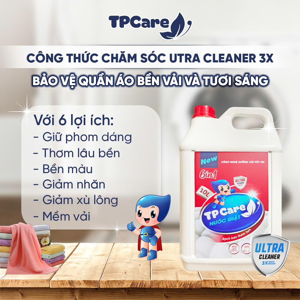 Phân tích thành phần trong nước giặt xả an toàn