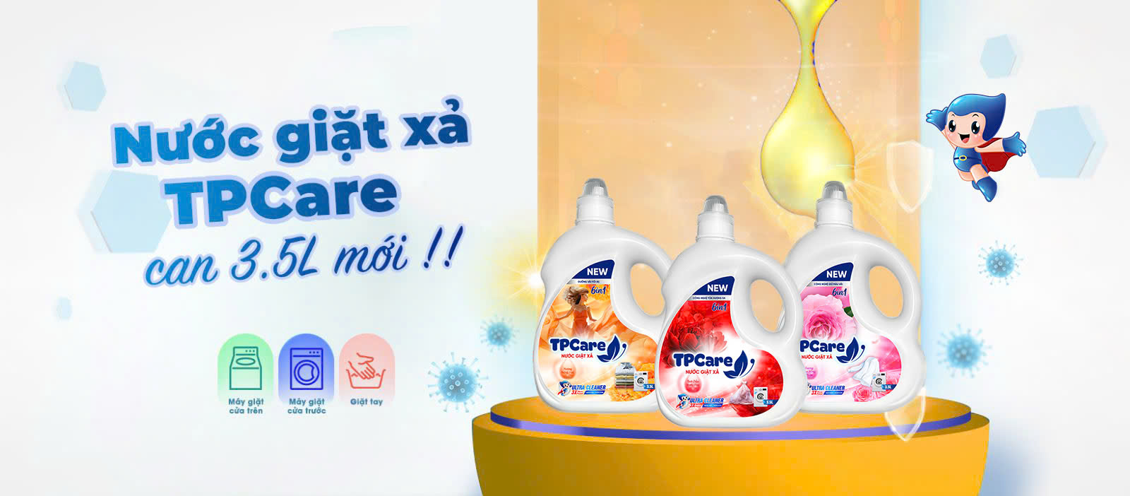 Áo quần thơm mát, ngày mới thêm rộn ràng