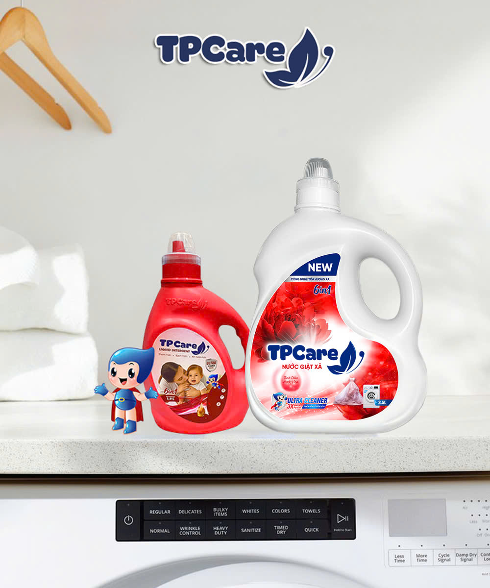 Áo quần mềm mại, tỏa hương dễ chịu nhờ nước giặt xả TPCare