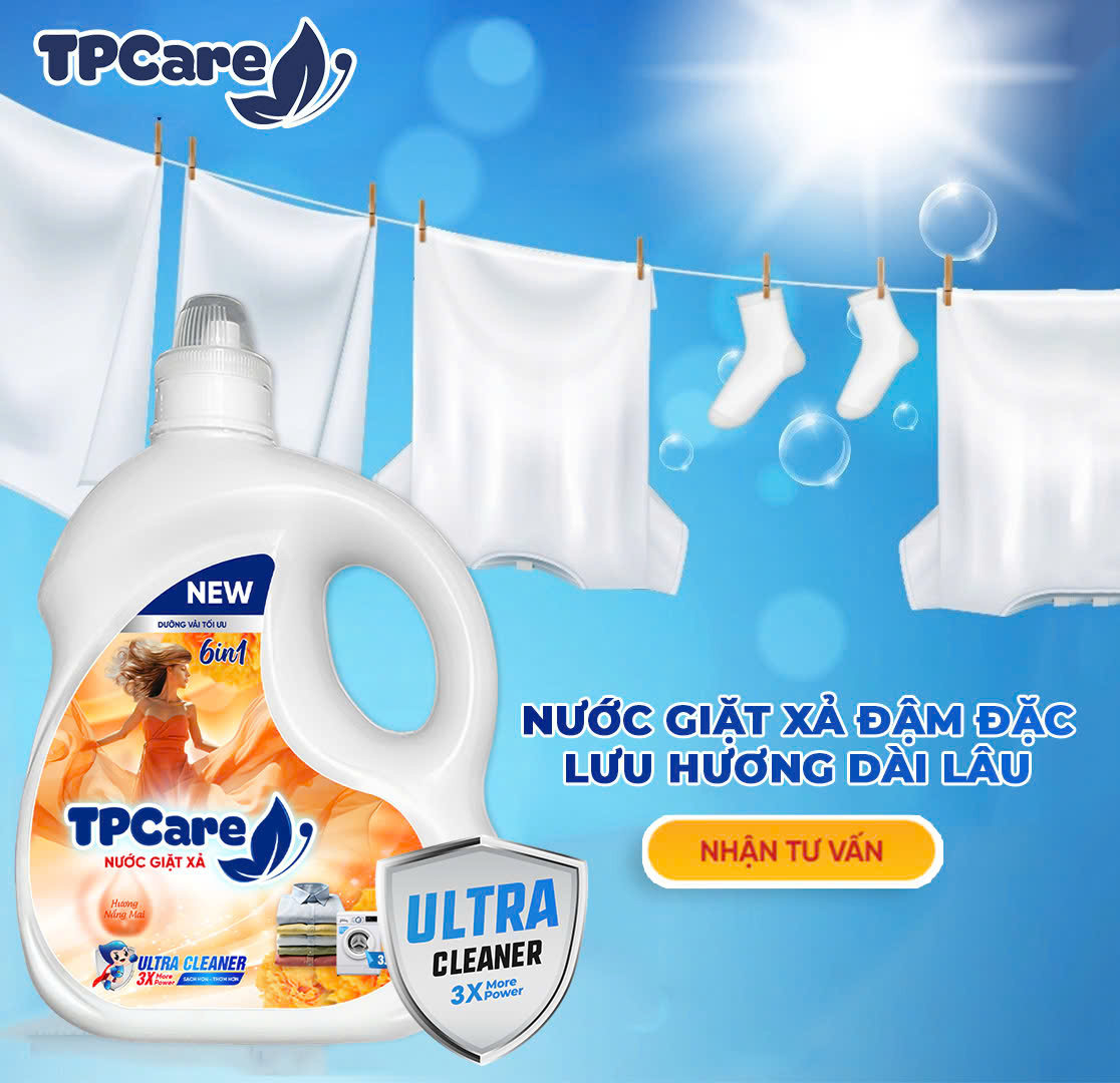 Áo quần mềm mại, tỏa hương dễ chịu nhờ nước giặt xả TPCare